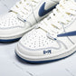 Travis Scott AJ1 Low x BAPE 'White Blue' (Custom)