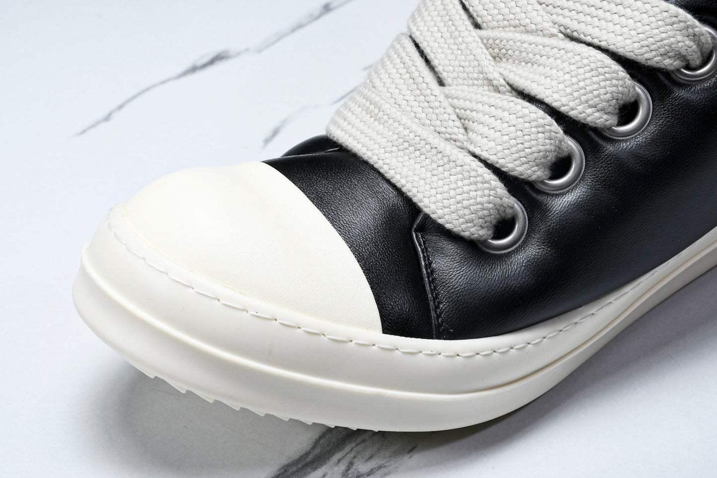 Rick Owens Luxor Jumbo Lace Padded Low 'Black'