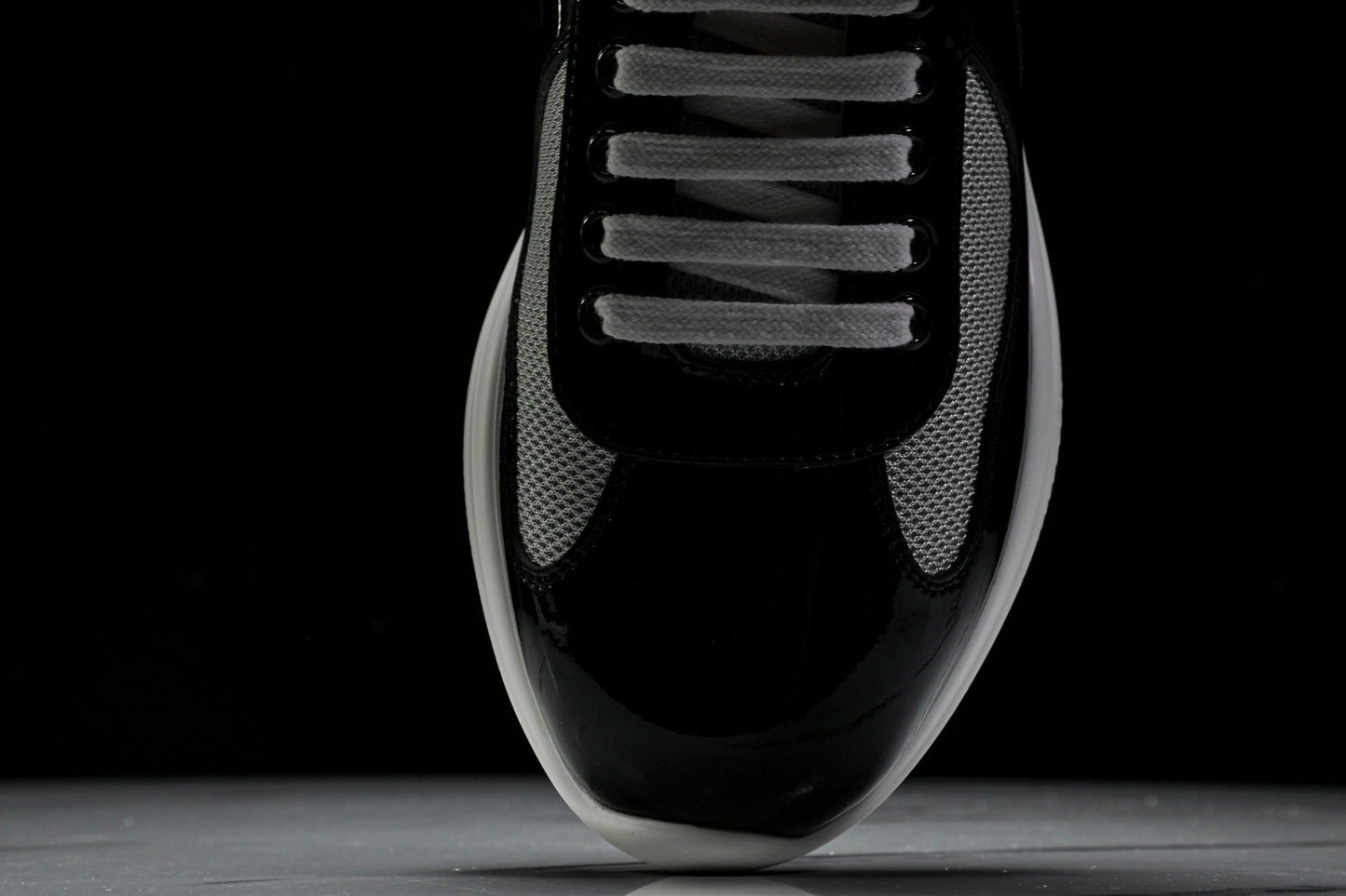 Prada America's Cup Sneaker 'Black Silver White' v1