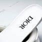 D1or B33 Gravity Leather 'Oblique Triple White'