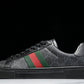 Guссi Ace Web 'Black Monogram'