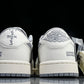 Travis Scott AJ1 Low x Supreme 'White Grey 2.0' (Custom)