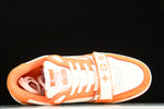 Louis Vuittоп Trainer Low Velcro Strap 'Monogram Denim Orange'