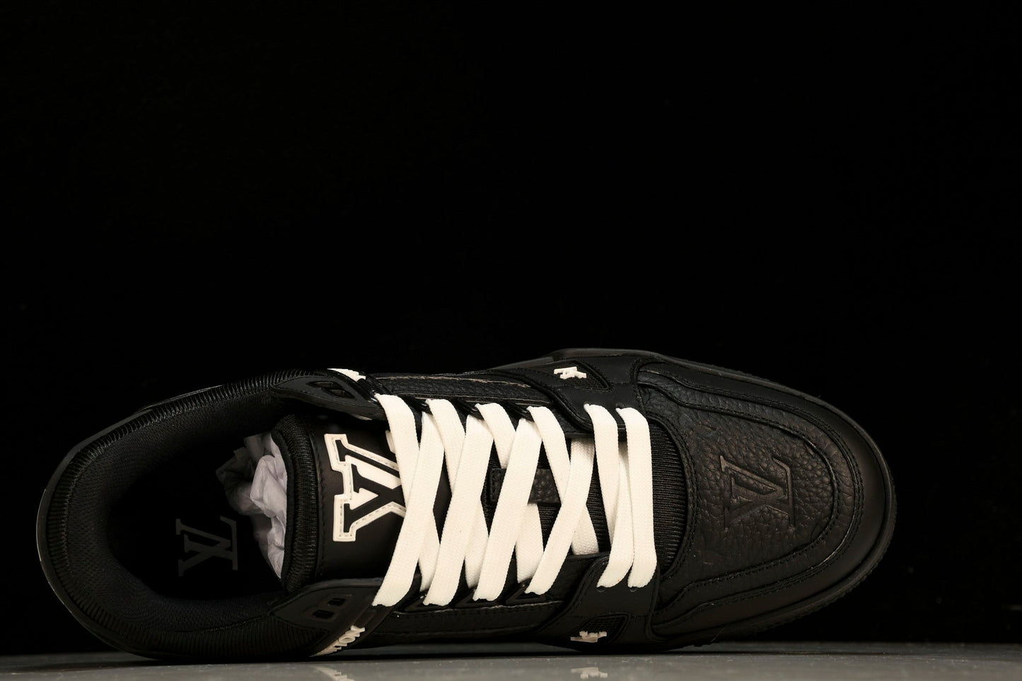 Louis Vuittоп Trainer Low 'Black Embossed' - UK 6 / US 7 / EU 40