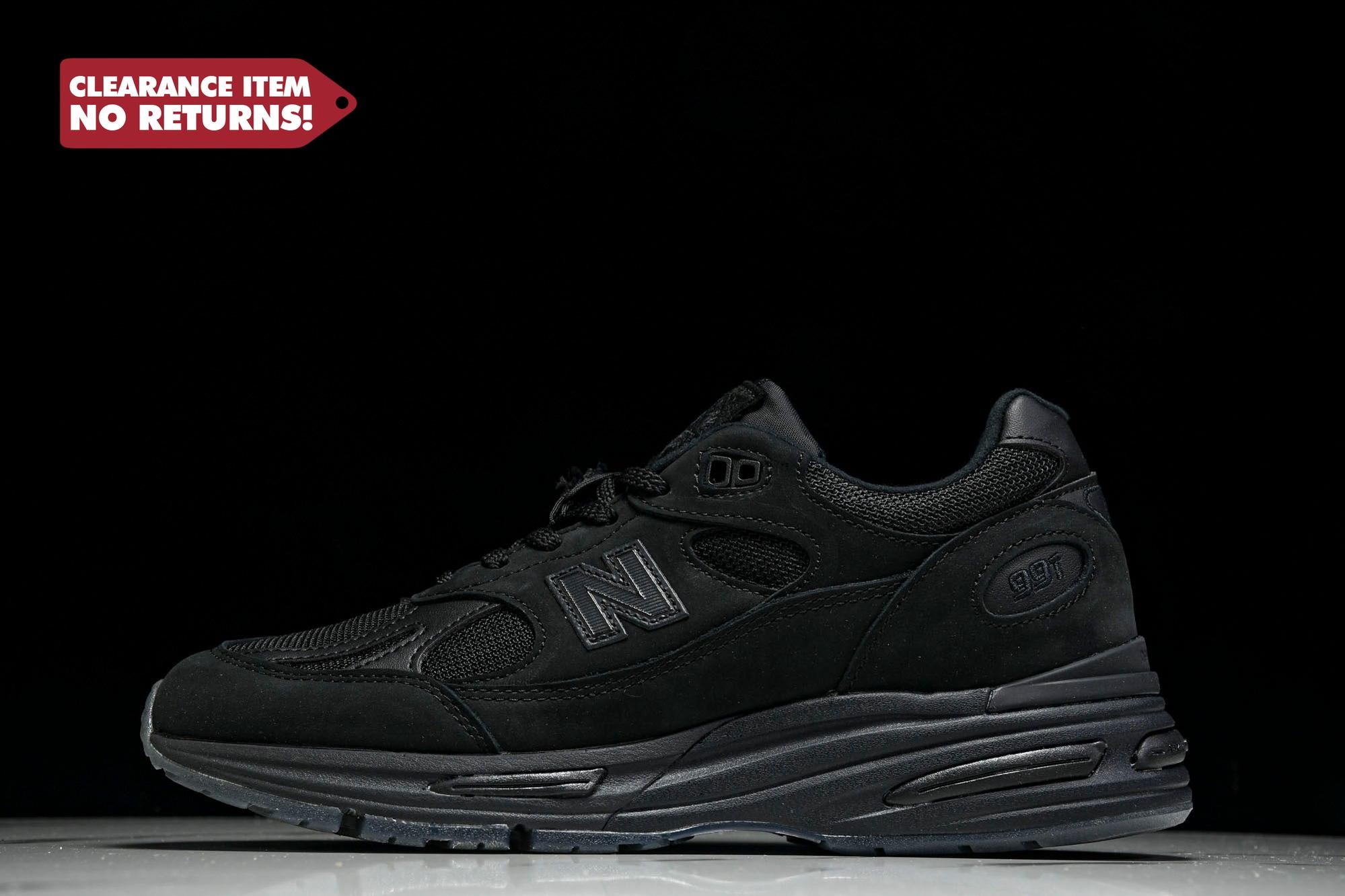 NB 991v2 x Stone Island 'Ghost Pack Black' - UK 3.5 / US 4 / EU 36