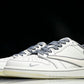 Travis Scott AJ1 Low x Supreme 'White Grey 3.0' (Custom)