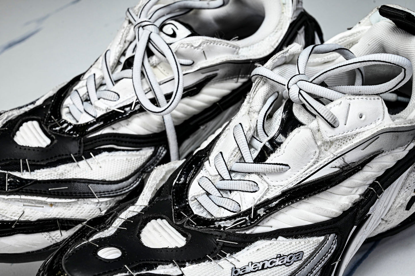 Вalenciaga Soleless Sneaker 'White Black'