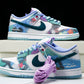 SB Dnk Low x Futura Laboratories 'Bleached Aqua'