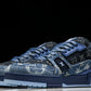Louis Vuittоп Trainer Low 'Blue Denim Monogram Textile'