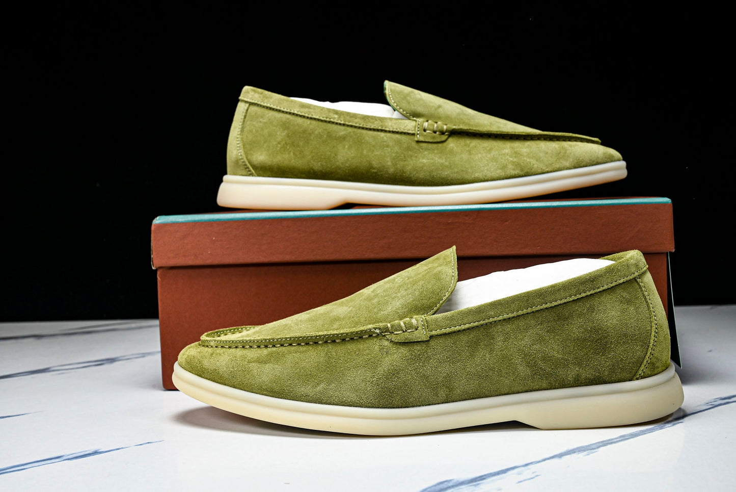 Loro Piana Summer Walk Loafer 'Green'