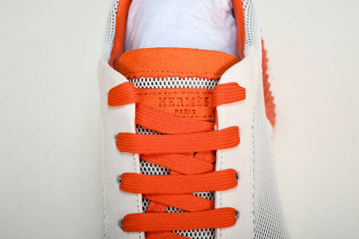 Hermès Bouncing Sneaker 'Blanc Orange Bleu'