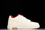 Off-White Out Of Office OOO Low Top "For Walking - White Red