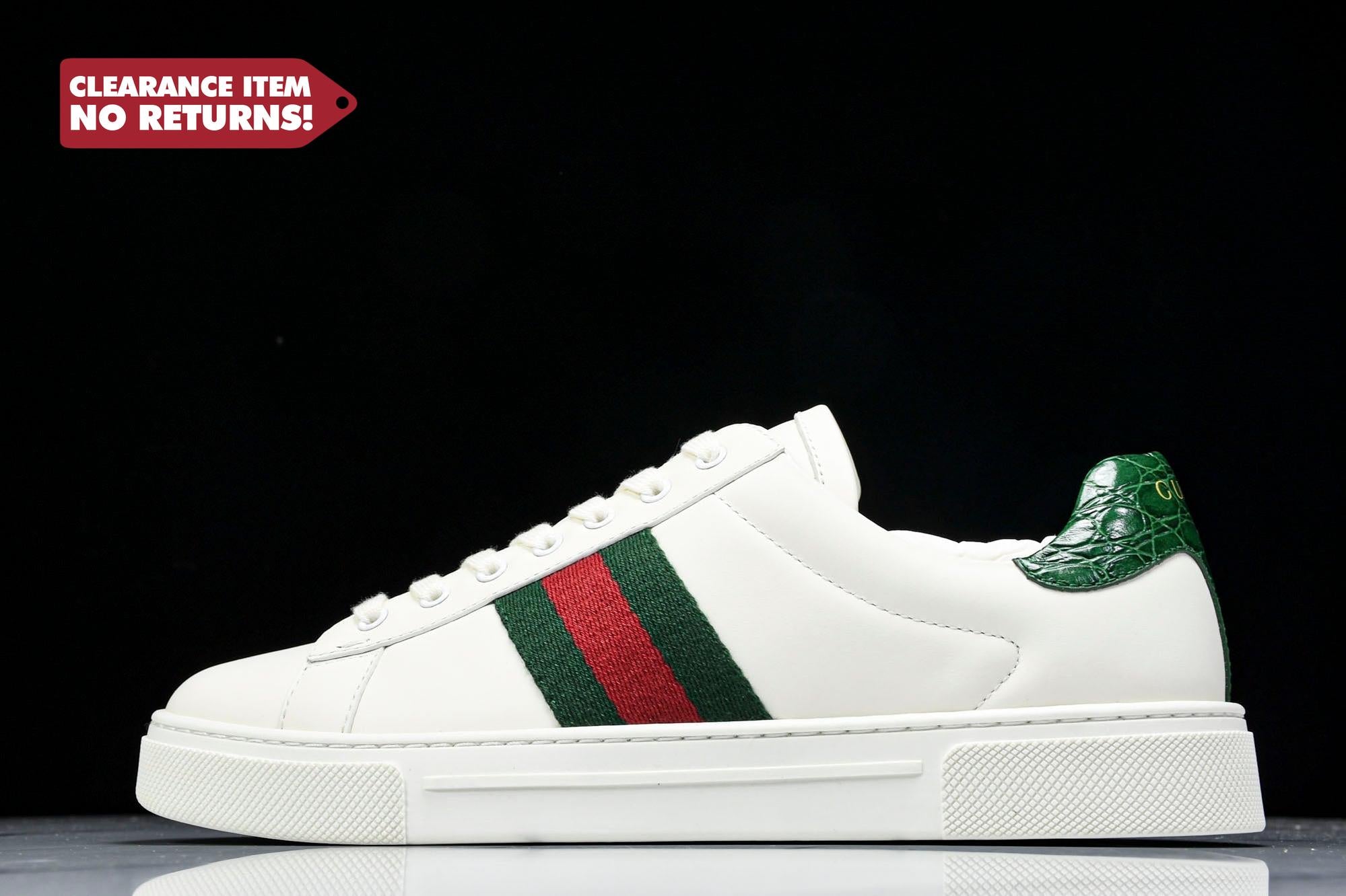 Guссi Ace Web 'White' - (W) UK 4 / (W) US 7 / EU 37