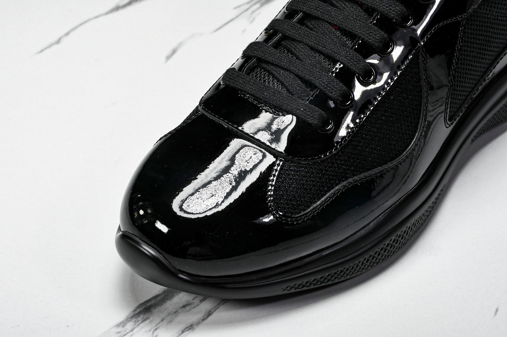 Prada America's Cup Sneaker 'Black' - UK 5 / US 6  / EU 39