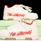 Off-White Out Of Office OOO Low Top "For Walking - White Red