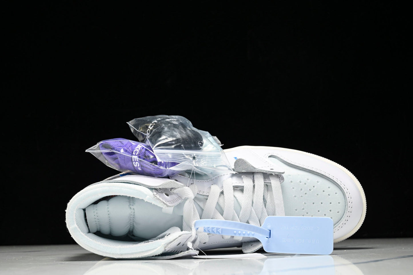 Off-White x Virgil Abloh Archive AJ1 Retro High 'Alaska'