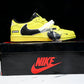Travis Scott AJ1 Low x Supreme 'Yellow Black' (Custom)
