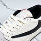 Travis Scott AJ1 Low x Supreme 'Black White' (Custom)