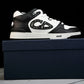 D1or B57 Mid-Top "Black White'
