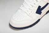 Off-White Out Of Office OOO Low Top 'White Navy Blue'