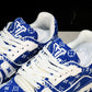 Louis Vuittоп Trainer Low 'Blue Monogram Textile'