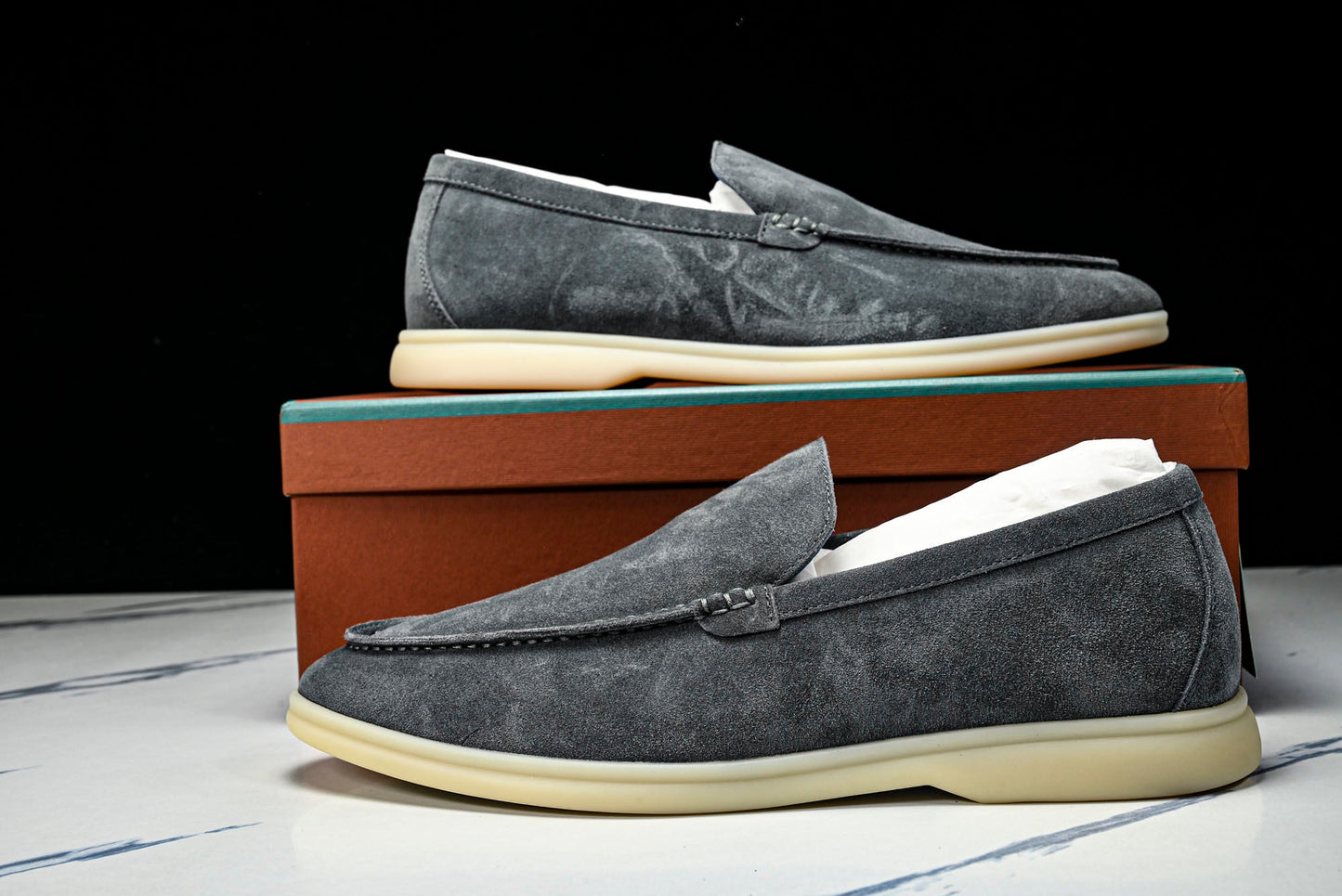 Loro Piana Summer Walk Loafer 'Charcoal'