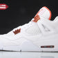 AJ4 Retro OG 'Orange Metallic' - UK 9.5 / US 10.5 / EU 44.5
