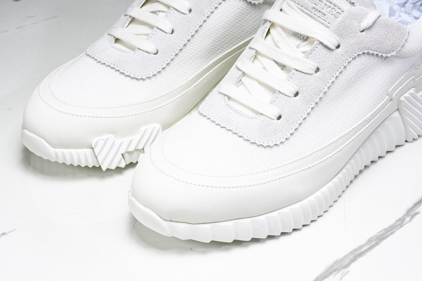 Hermès Bouncing Sneaker Panelled 'Triple White'