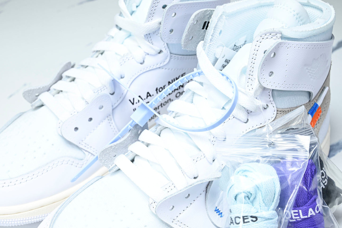 Off-White x Virgil Abloh Archive AJ1 Retro High 'Alaska'