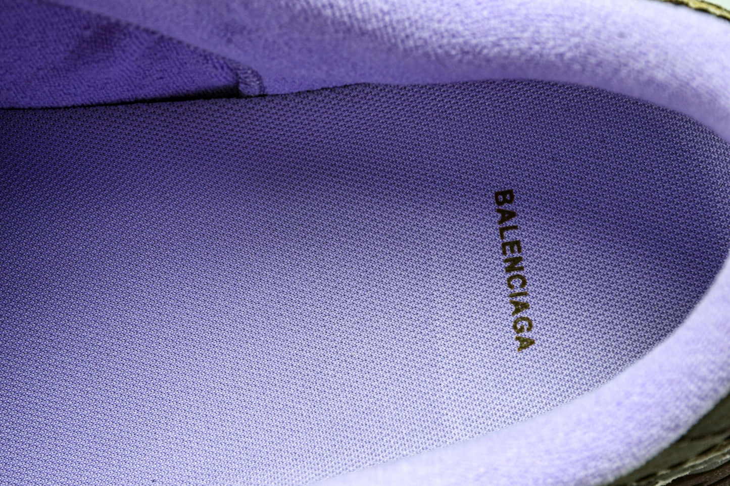 Вalenciaga Hamptons Worn-Out Sneaker 'Brown Lilac'