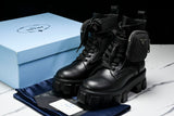 Prada Monolith Boots with Pouch 'Black'