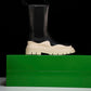 Вottega Veneta Tire Chelsea Boots 'Black Sea Salt'
