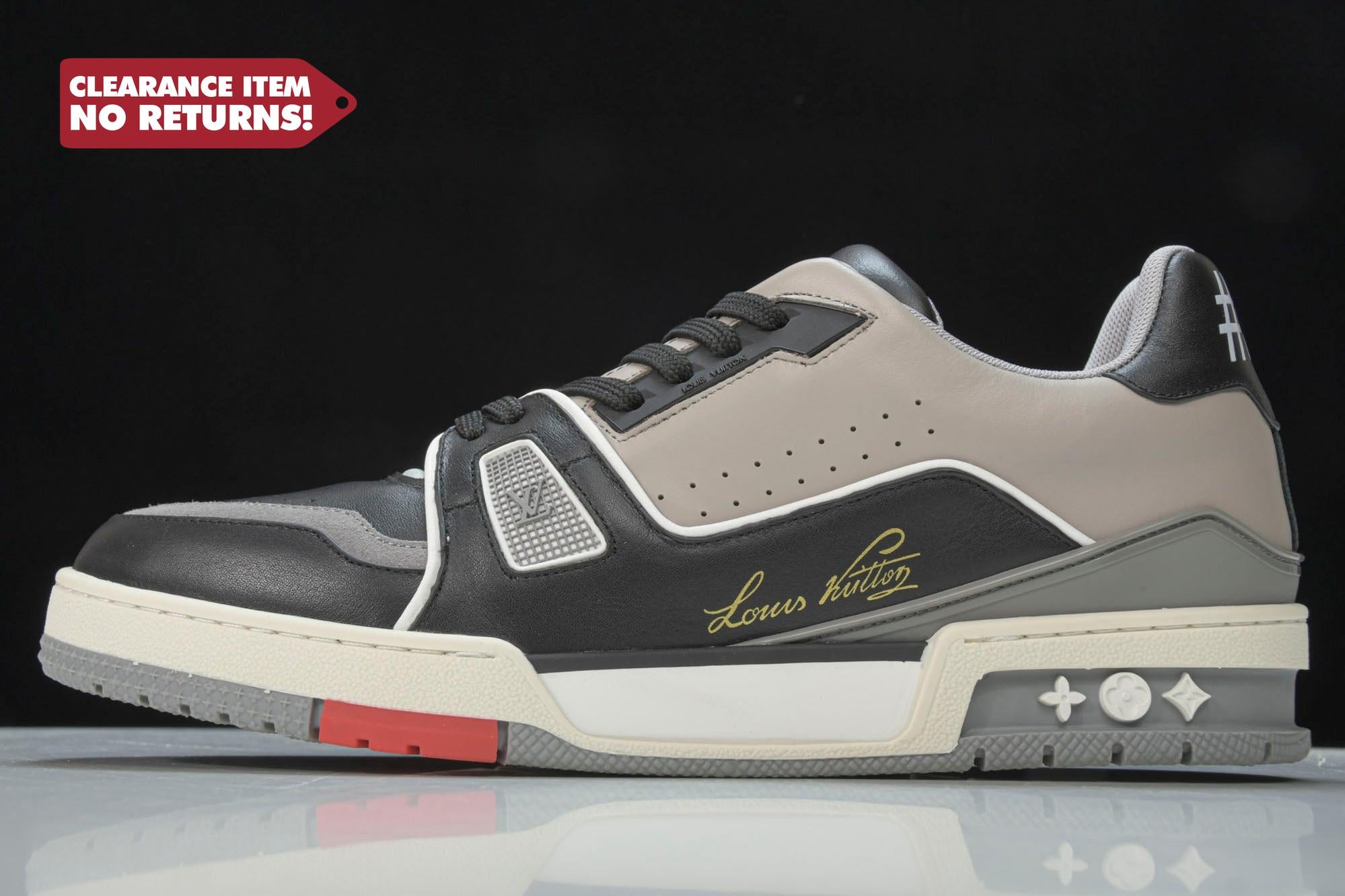 Louis Vuittоп Trainer Low 'Black Grey' - UK 5 / US 6 / EU 39
