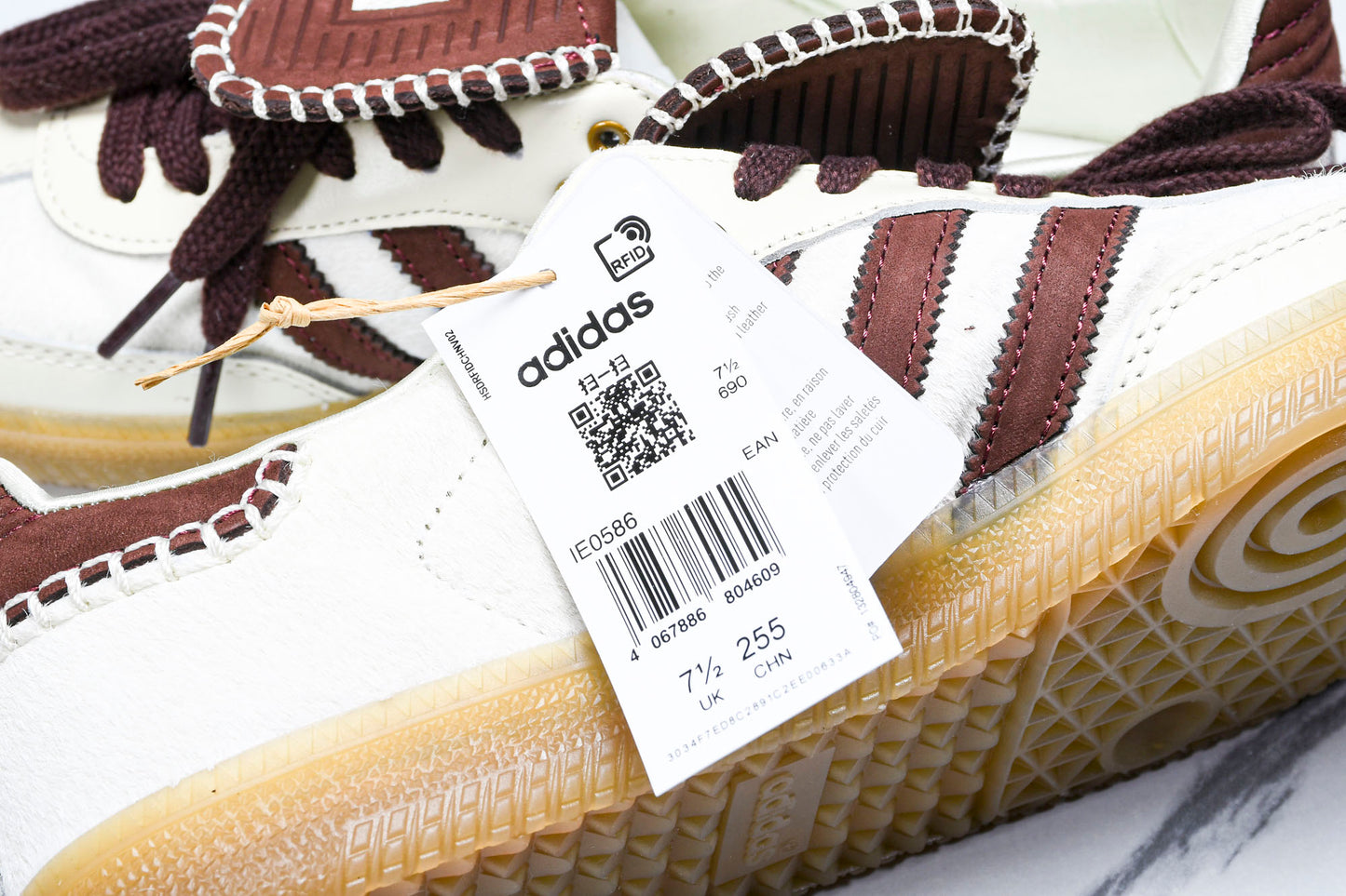 Samba x Wales Bonner 'Pony Tonal Cream White'