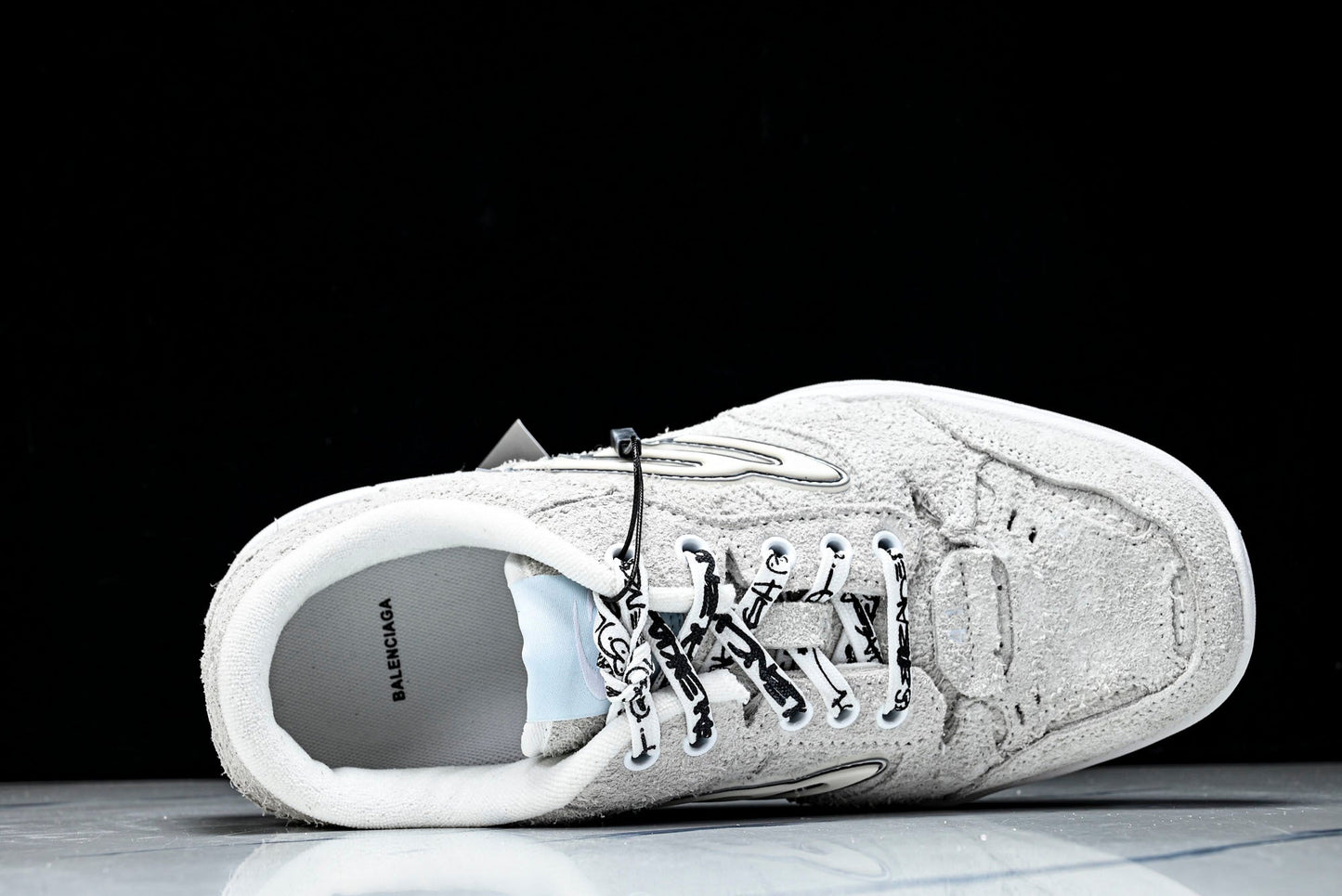 Вalenciaga Hamptons Suede Sneaker 'Off-White'