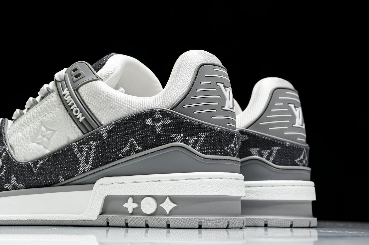 Louis Vuittоп Trainer Low 'Monogram Denim Grey White' - UK 9 / US 10 / EU 43