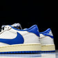 Travis Scott AJ1 Retro Low OG x Fragment ‘Sail Military Blue’