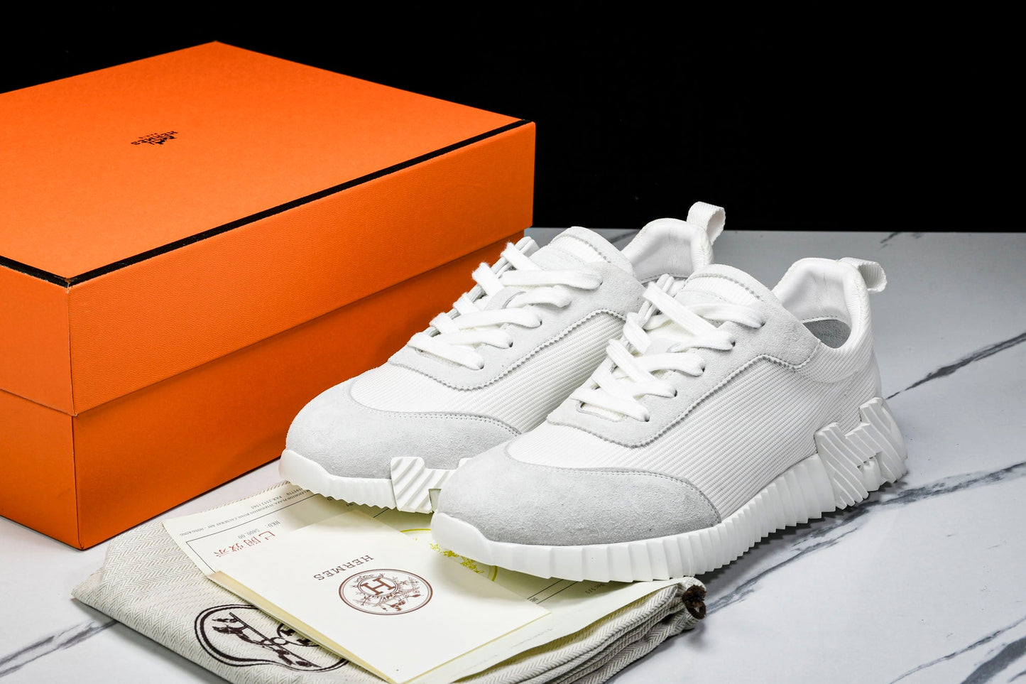 Нermès Bouncing Sneaker 'Triple White'