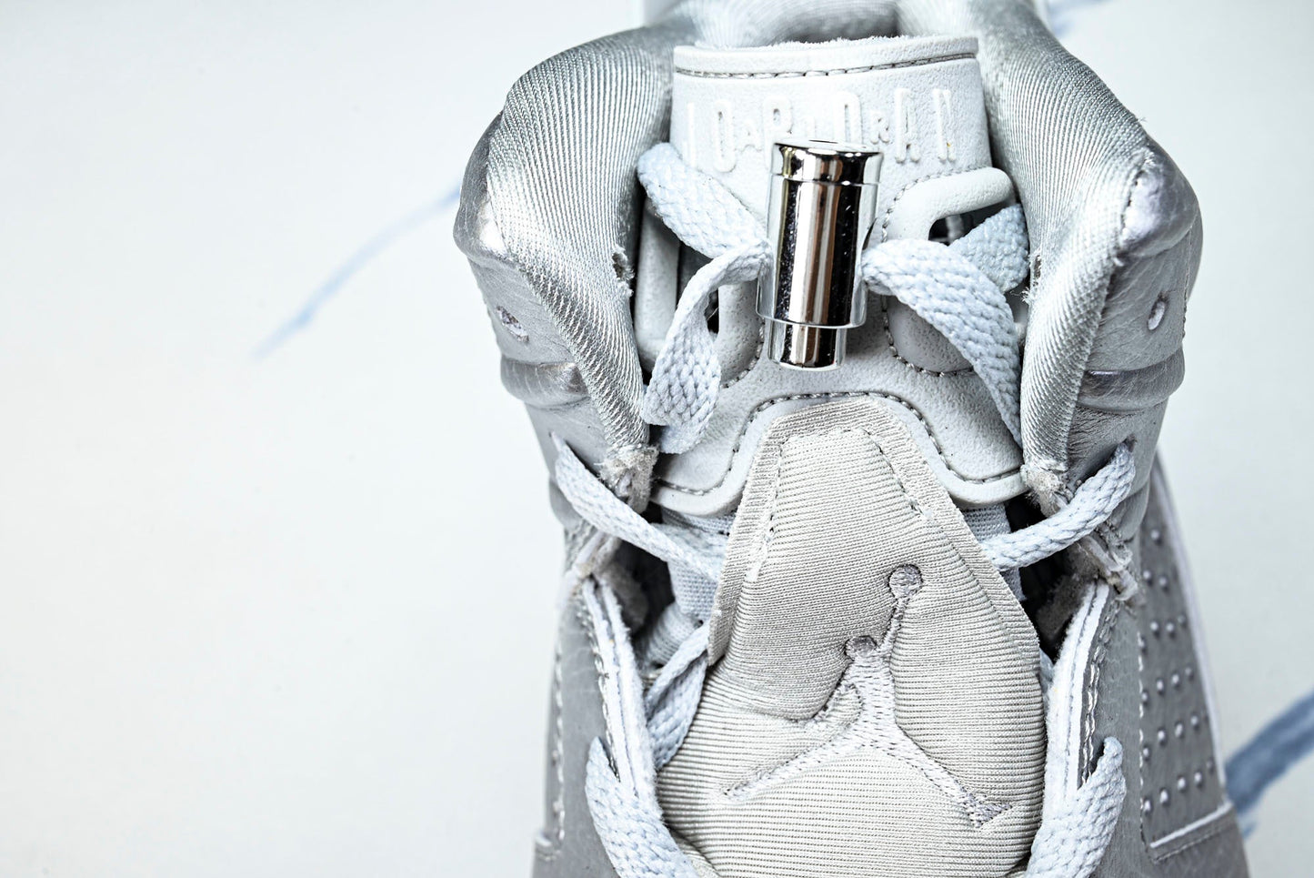 AJ6 Retro x PSG 'Metallic Silver'