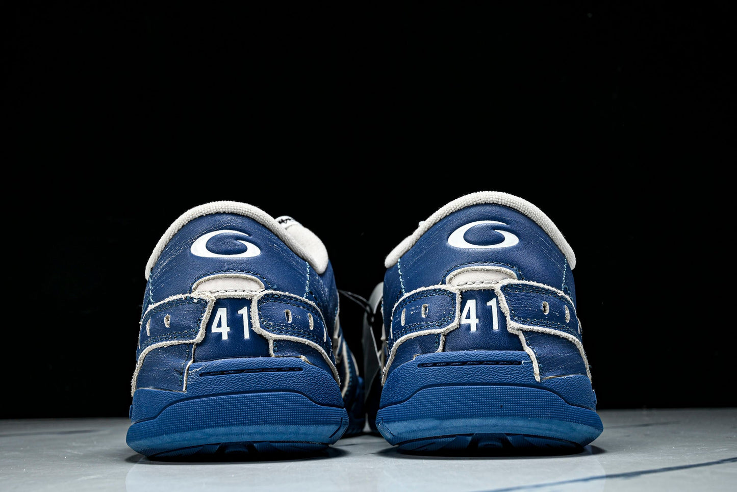 Вalenciaga Hamptons Worn-Out Sneaker 'Navy Blue'