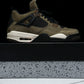 Travis Scott AJ4 Retro 'Olive Mocha' (Friends & Family)