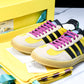 Guссi x Gazelle 'Yellow Green Velvet'