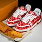 Louis Vuittоп Trainer Low 'Red Monogram Textile'