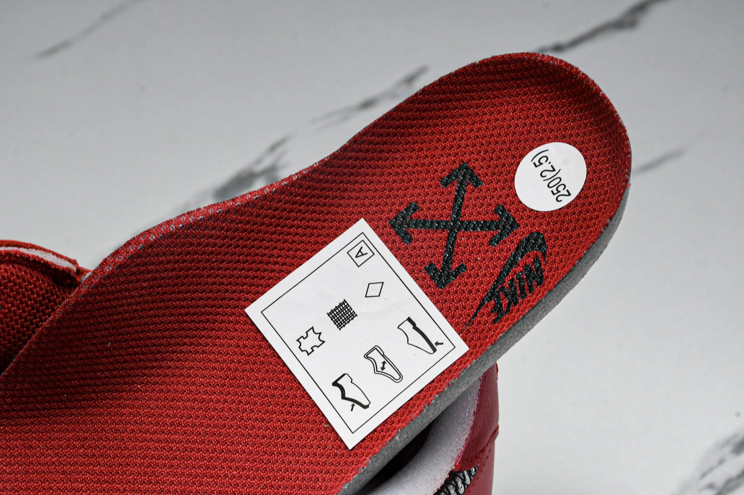 Off-White AF1 'Red' (Unreleased)