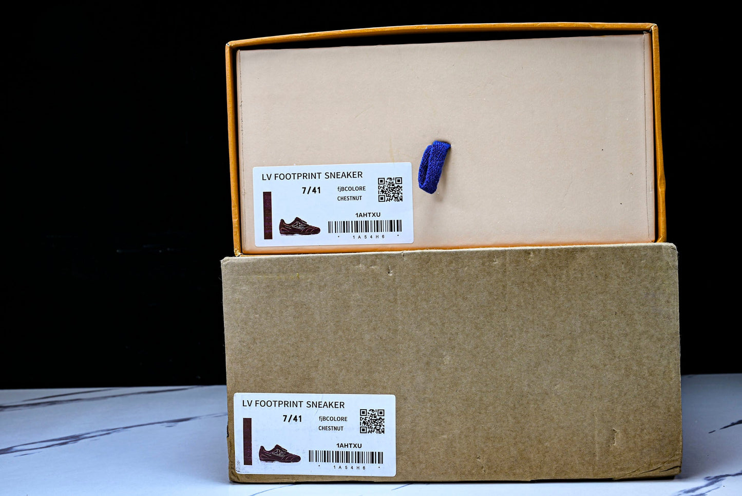 Louis Vuittоп Footprint Football Sneaker 'Brown Suede'