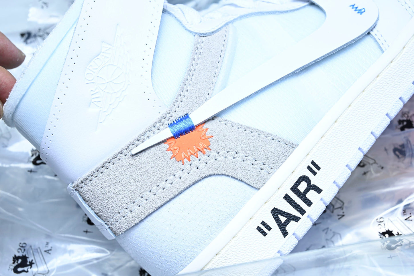 Off-White x Virgil Abloh Archive AJ1 Retro High 'Alaska'