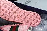 Guссi Ace Web 'Pink Monogram'