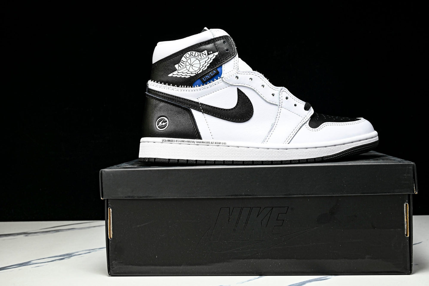 Union LA x Fragment x AJ1 Retro High 'White Black'
