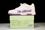 Off-White Out Of Office OOO Low Top "For Walking" - White Lilac