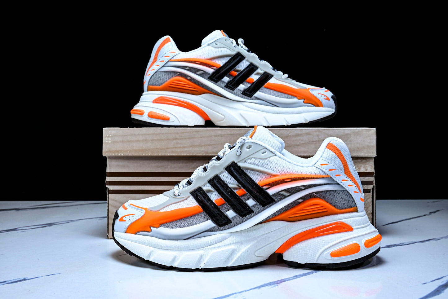 AD1STAR Jellyfish x Pharrell Williams x Virginia 'Orange Focus Olive'